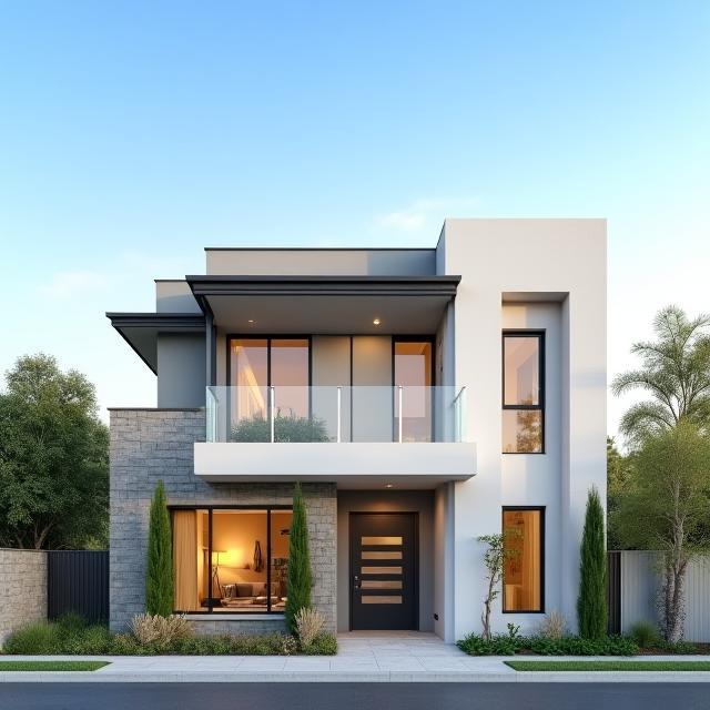 Modern residential building by Southern Cross Construction